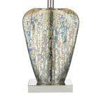 Syracuse Table Lamp Mercury Glass With Shade Silver Mercury Glass