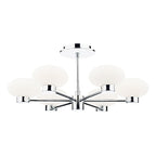 System 6 Light Semi Flush Polished Chrome<br>Polished Chrome