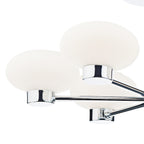 System 6 Light Semi Flush Polished Chrome<br>Polished Chrome