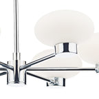 System 6 Light Semi Flush Polished Chrome<br>Polished Chrome