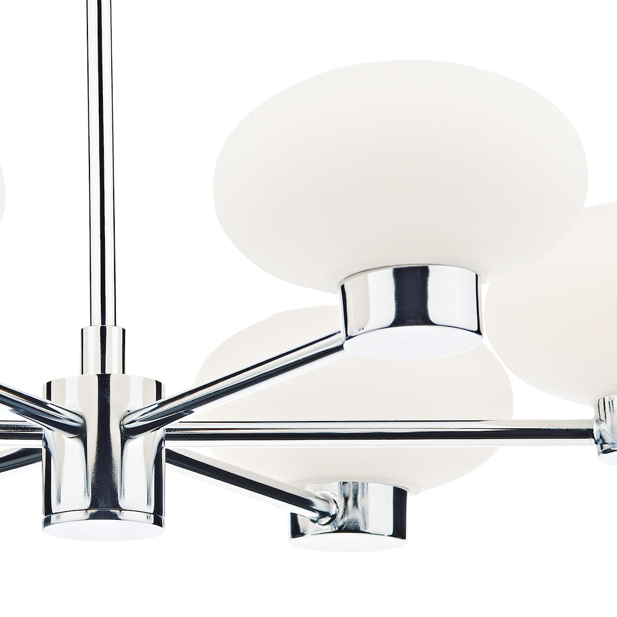 System 6 Light Semi Flush Polished Chrome<br>Polished Chrome