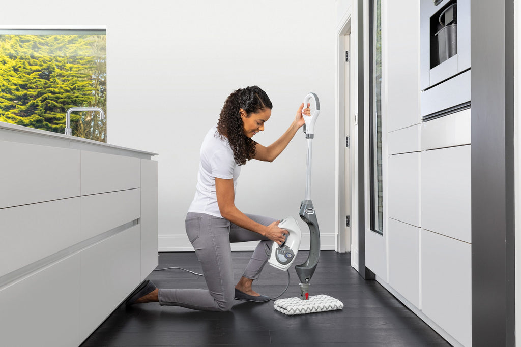 Shark S6005UK Floor + Handheld Steam Cleaner - Shark Steel Grey