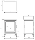 Gazco Sheraton 5 Electric Stove