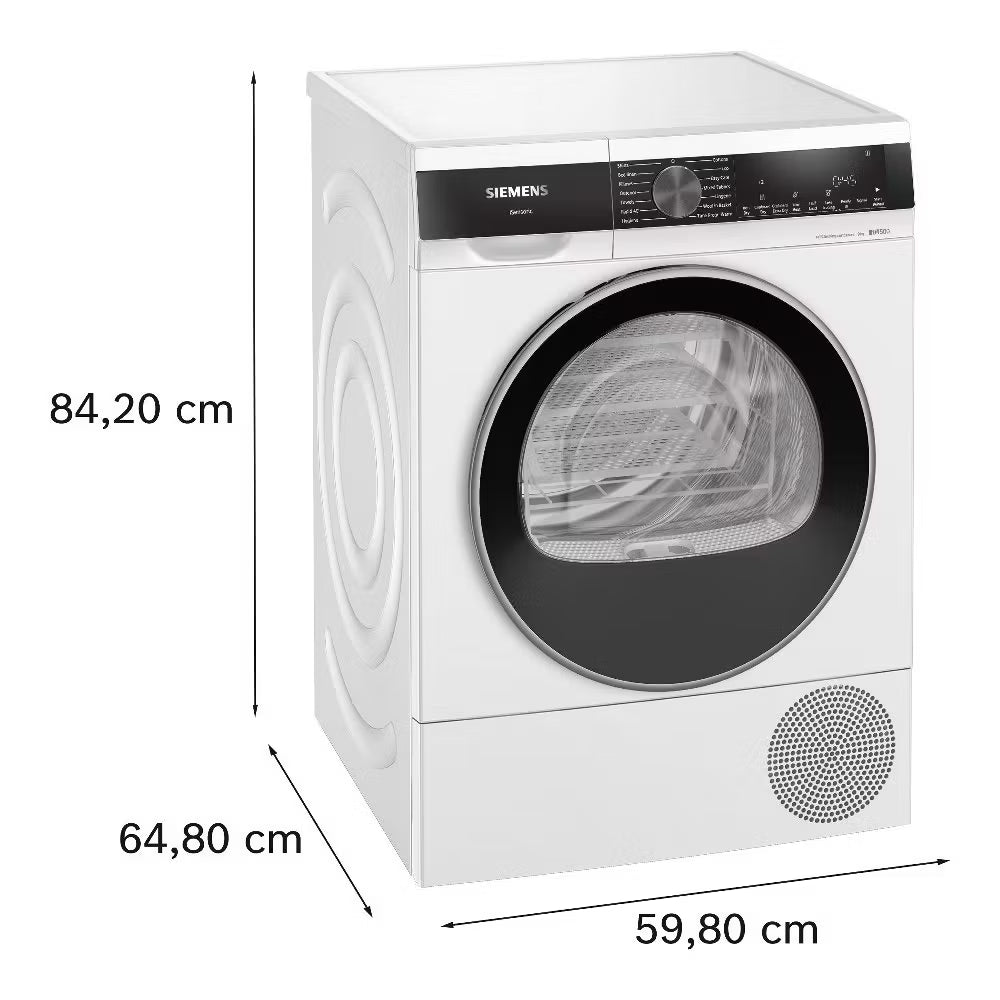 Siemens IQ-500 WQ45G203GB 9Kg Heat Pump Tumble Dryer - White