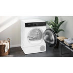 Siemens IQ-500 WQ46H2D9GB 9Kg Heat Pump Tumble Dryer - White
