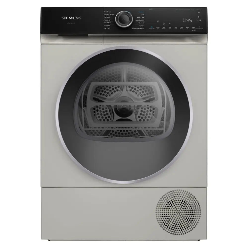 Siemens IQ-500 WQ46H2DXGB 9Kg Heat Pump Tumble Dryer - Silver