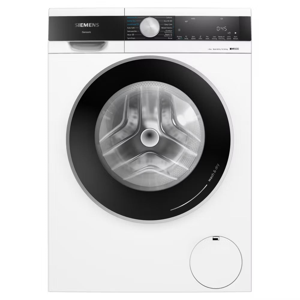 Siemens IQ-500 i-Dos™ WN54G1A1GB 10.5Kg / 6Kg Washer Dryer with 1400 rpm - White