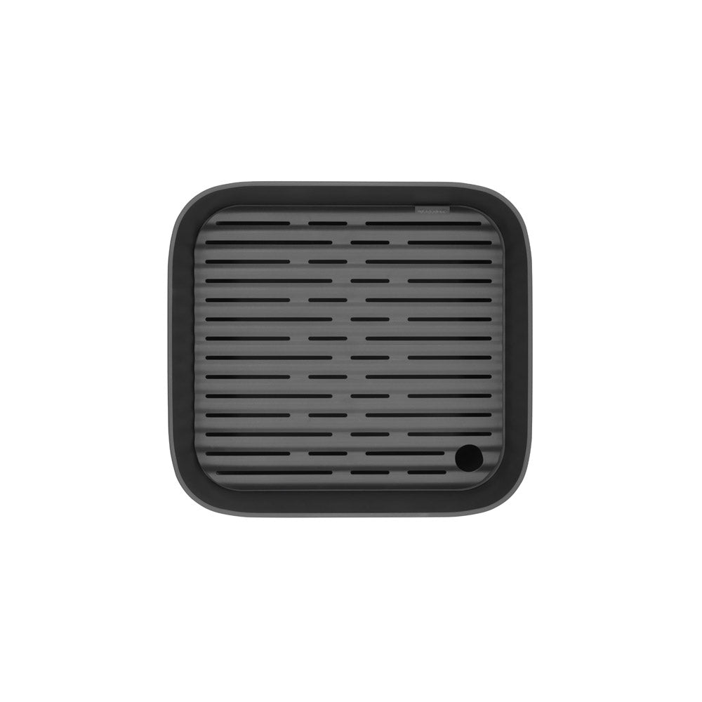 Brabantia Washing Up Bowl With Drying Tray Dark Grey