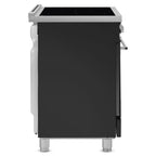 Smeg Symphony C92IPMB2 90cm wide Electric Range Cooker with Induction Hob and Pyrolytic Cleaning - Matt Black
