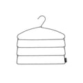 Brabantia Soft Touch Trousers Hanger Black