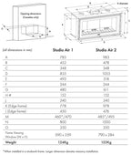 Stovax Studio Air 2 Cassette Woodburning Fire