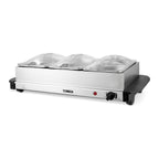 Tower T16151 4 Tray Buffet Server - Silver
