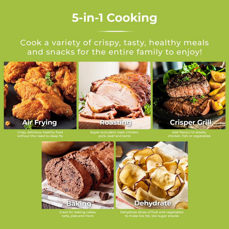 Tower T17086 Vortx 5.6L Air Fryer and Smokeless Grill