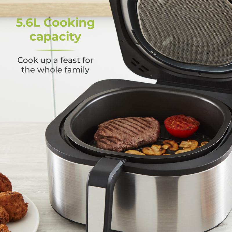 Tower T17086 Vortx 5.6L Air Fryer and Smokeless Grill