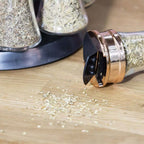Tower T826020RM Rotating Spice Rack 8 Jars - Pre-filled Jars - Rose Gold