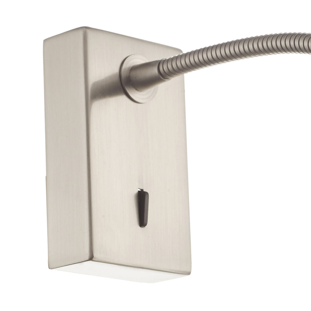 Tadley Wall Light Satin Nickel LED<br>Satin Nickel