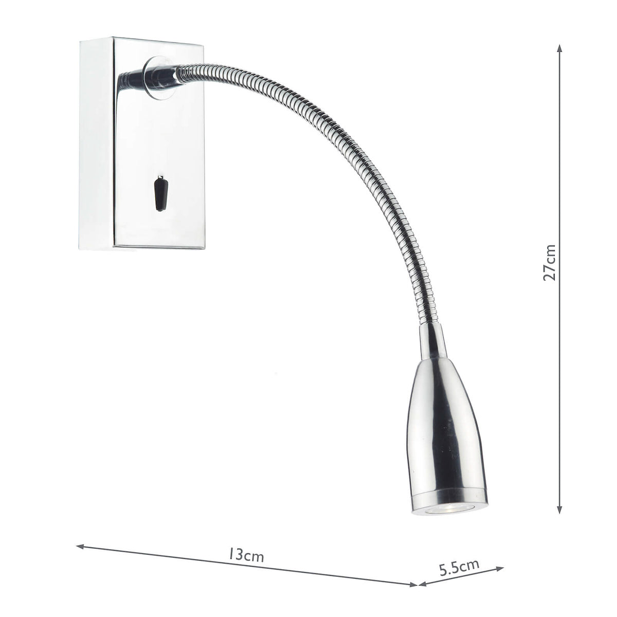 Tadley Wall Bracket Polished Chrome LED<br>Polished Chrome