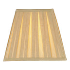 Taylor Gold Faux Silk Tapered Square Shade 22cm<br>Gold