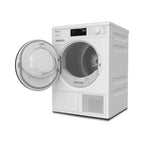 Miele TEC645WP EcoSpeed 8kg Heat Pump Tumble Dryer - Lotus White