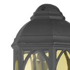 Tenby Outdoor Wall Light Black Glass IP43<br>Matt Black