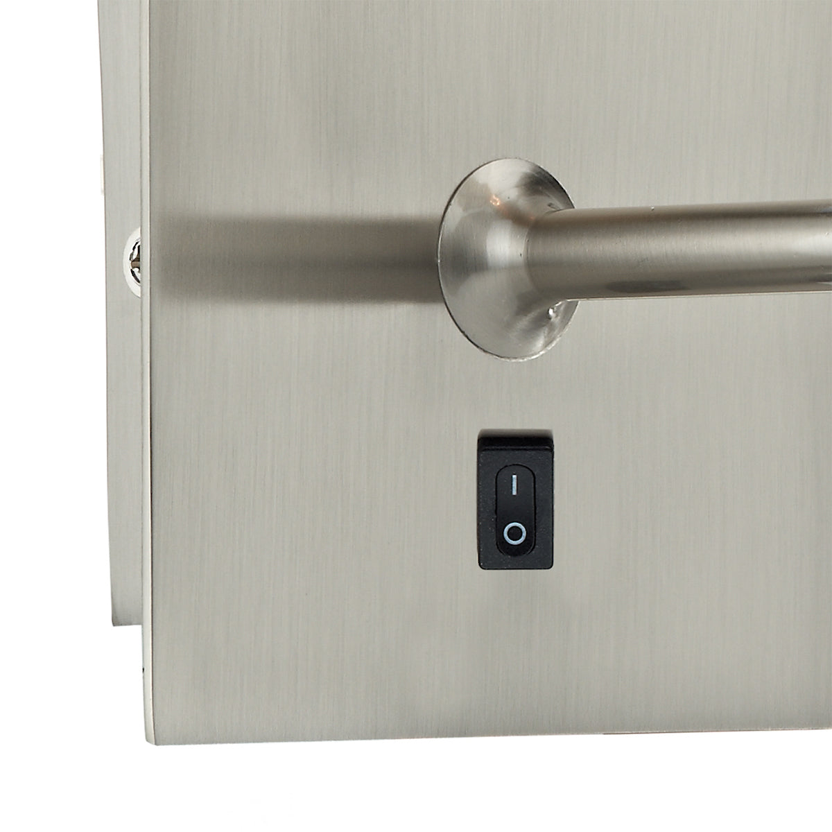 Tibet Wall Bracket Satin Chrome complete with Shade <br>Satin Chrome