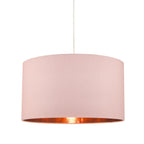 Timon Easy Fit Pendant Shade Pink With Rose Gold Lining<br>Pink