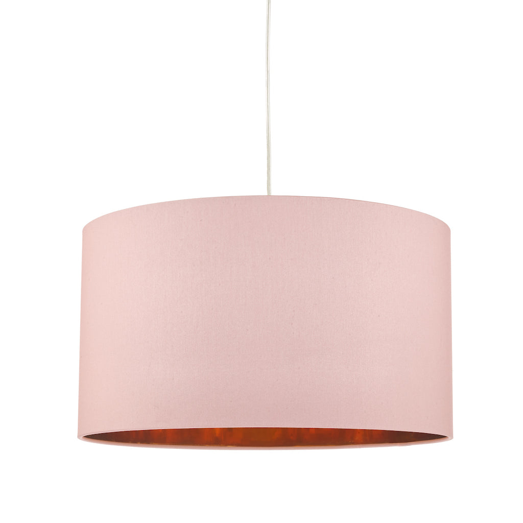 Timon Easy Fit Pendant Shade Pink With Rose Gold Lining<br>Pink