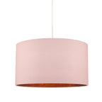 Timon Easy Fit Pendant Shade Pink With Rose Gold Lining<br>Pink