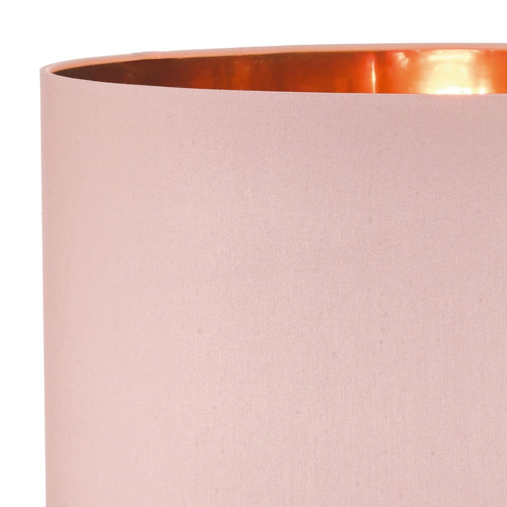 Timon Easy Fit Pendant Shade Pink With Rose Gold Lining<br>Pink