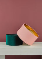 Timon Easy Fit Pendant Shade Pink With Rose Gold Lining<br>Pink