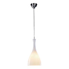 Tone Pendant White<br>White Glass