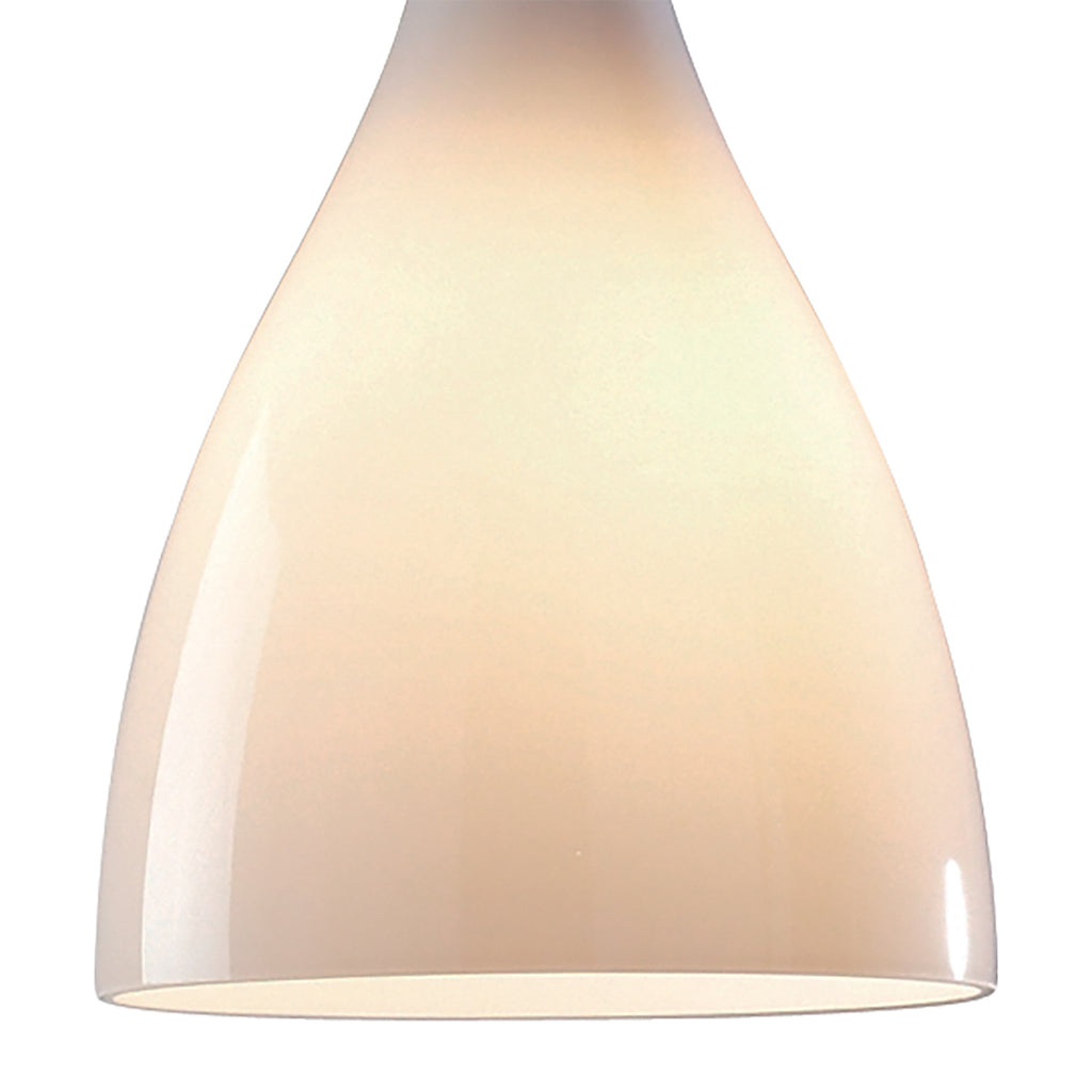Tone Pendant White<br>White Glass