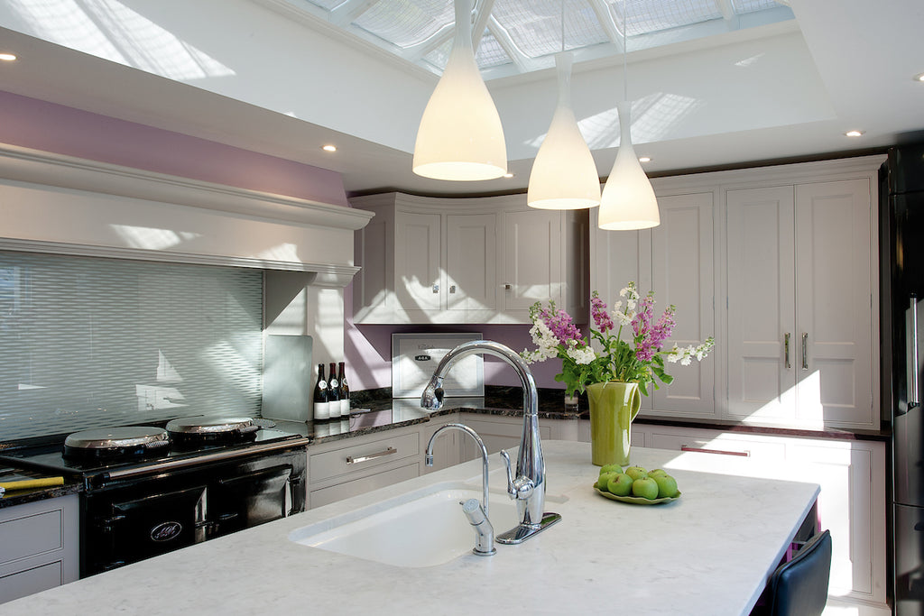 Tone Pendant White<br>White Glass