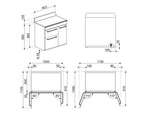 Smeg TR93I Victoria Electric Range Cooker