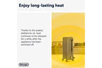 Delonghi TRRS0920E.G Oil Filled Radiator Electric Timer Radia S 2000W Grey