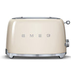 Smeg 50's Style Retro TSF01CRUK 2 Slice Toaster - Cream