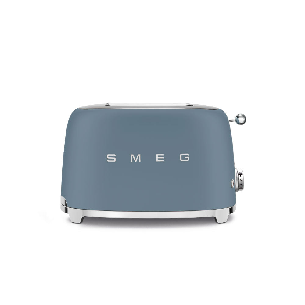 Smeg 50's Style Retro TSF01SBMEU 2 Slice Toaster - Storm Blue