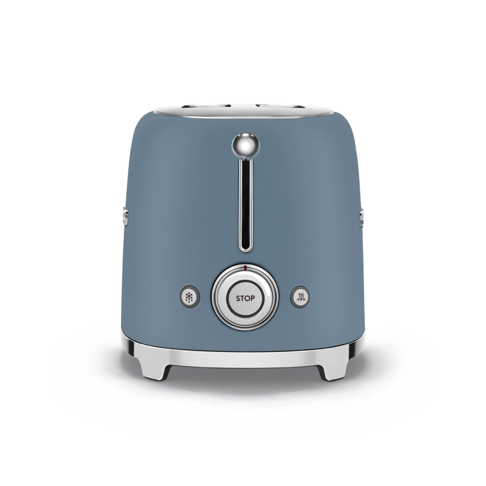 Smeg 50's Style Retro TSF01SBMEU 2 Slice Toaster - Storm Blue