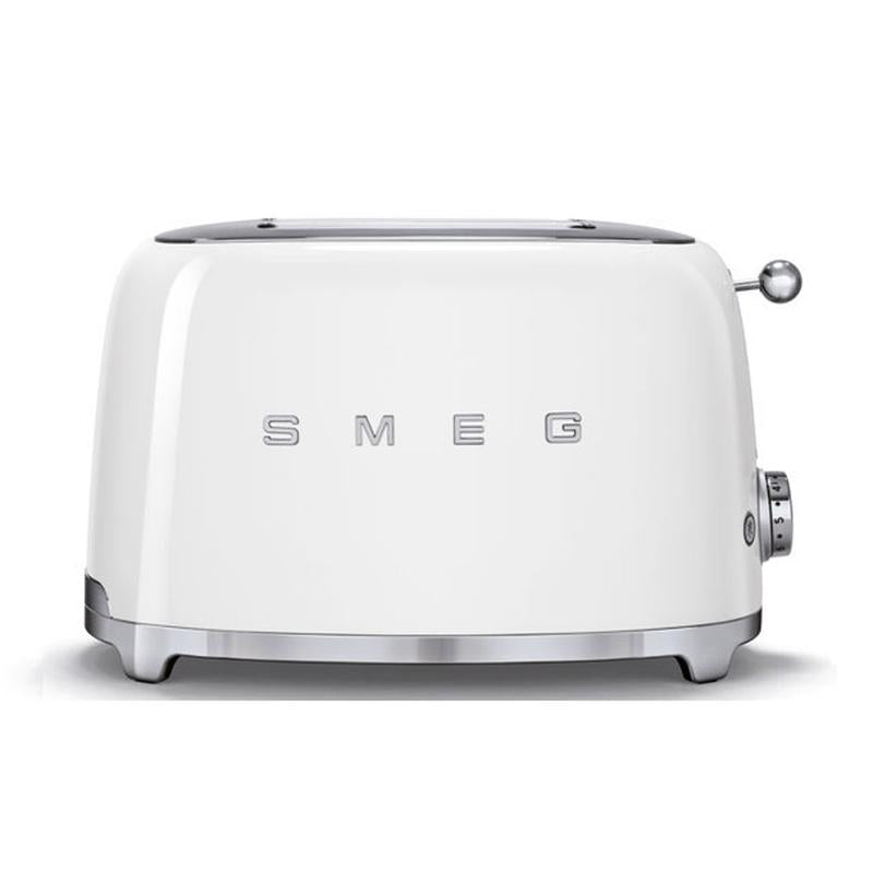 Smeg 50's Style Retro TSF01WHUK 2 Slice Toaster - White