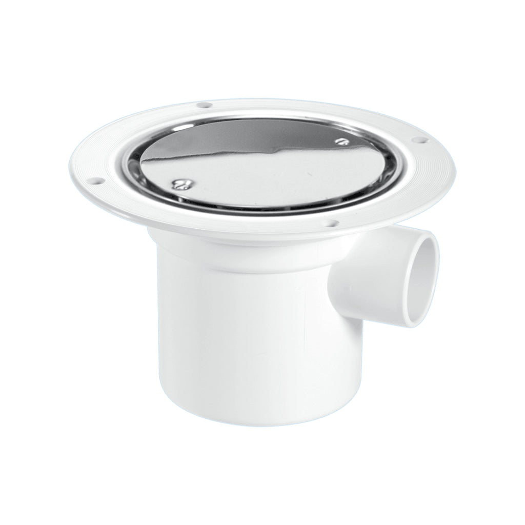 McAlpine 50mm Water Seal Gully with Vertical Outlet and Side Inlet - Chrome