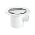 McAlpine 50mm Water Seal Gully with Vertical Outlet and Side Inlet - Chrome