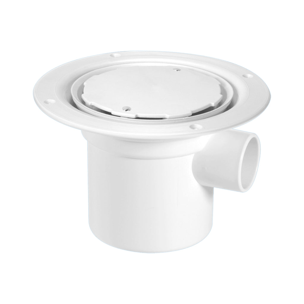 McAlpine 50mm Water Seal Gully with Vertical Outlet and Side Inlet - White