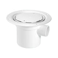 McAlpine 50mm Water Seal Gully with Vertical Outlet and Side Inlet - White