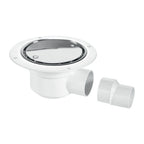 McAlpine 50mm Water Seal Gully with Horizontal Outlet - Chrome
