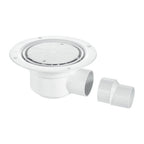 McAlpine 50mm Water Seal Gully with Horizontal Outlet - White