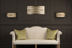 Tumola 2 Light Wall Light Bronze With Shade <br>Brushed Bronze