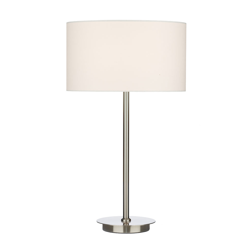 Tuscan Table Lamp Satin Chrome Base Only<br>Satin Chrome