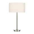 Tuscan Table Lamp Satin Chrome Base Only<br>Satin Chrome