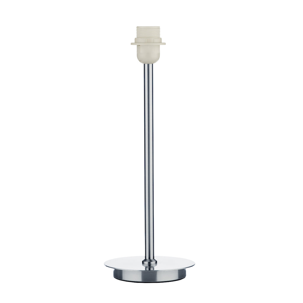Tuscan Table Lamp Satin Chrome Base Only<br>Satin Chrome