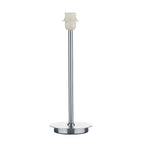 Tuscan Table Lamp Satin Chrome Base Only<br>Satin Chrome